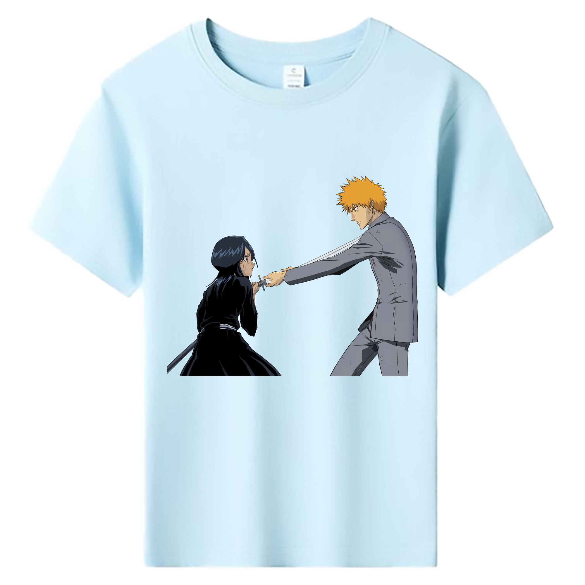（画像用） ブリーチ 朽木ルキア BLEACH Kuchiki Rukia 綿100％キッズTシャツ（フロントプリント）